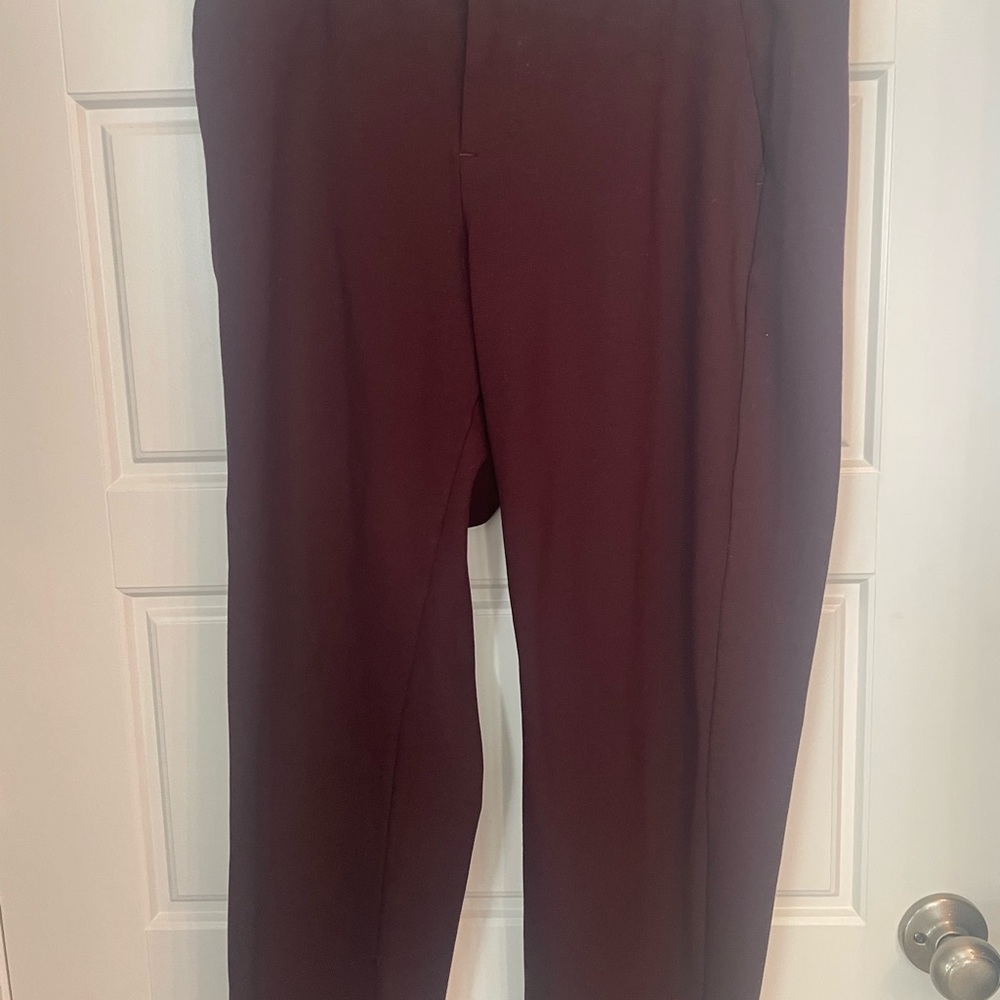 Liverpool Plum Dress Pants Straight Leg